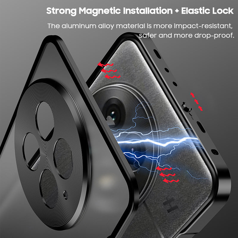 Single-Sided Buckle Metal Frame Case