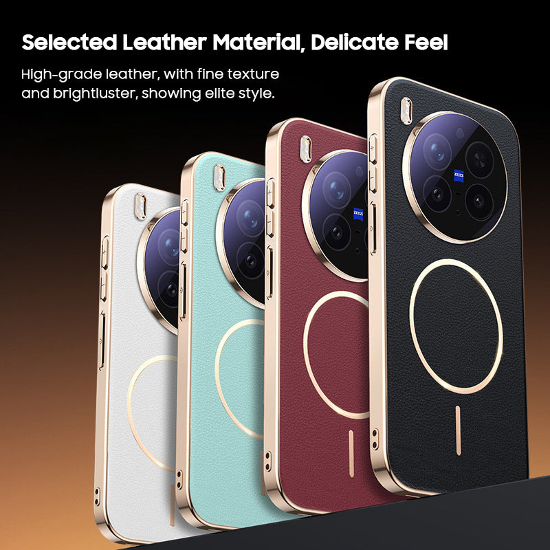 Luxury Leather Case with MagSafe