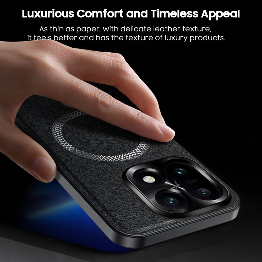 High-Quality Business Leather Case with MagSafe