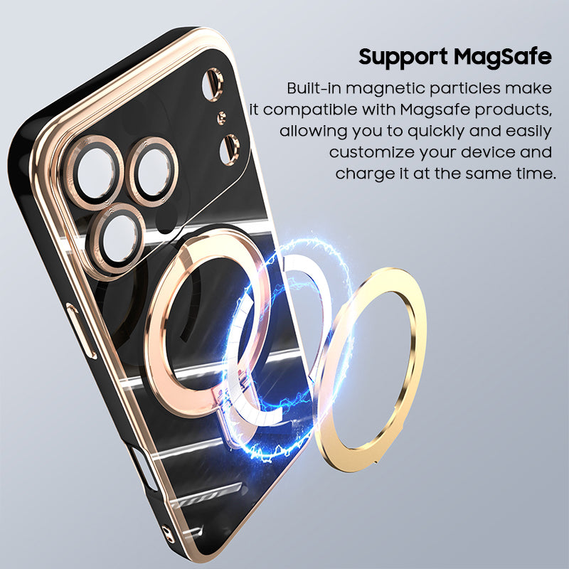 Electroplated Magnetic Ring Case with MagSafe