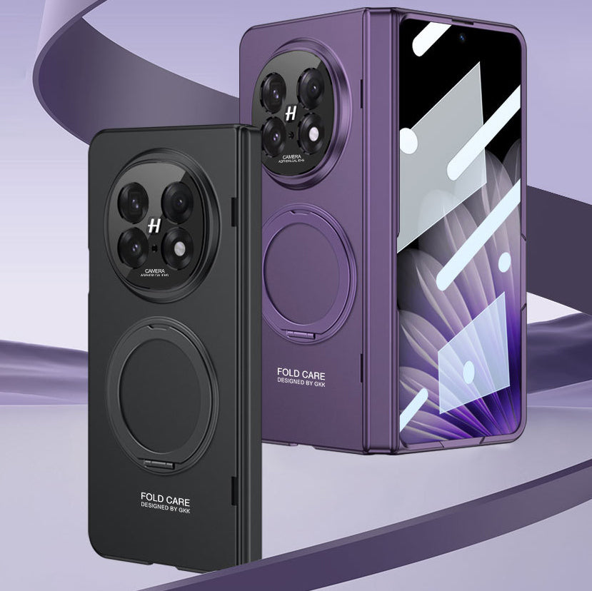 Rotating Magnet Ring Frosted Case with MagSafe