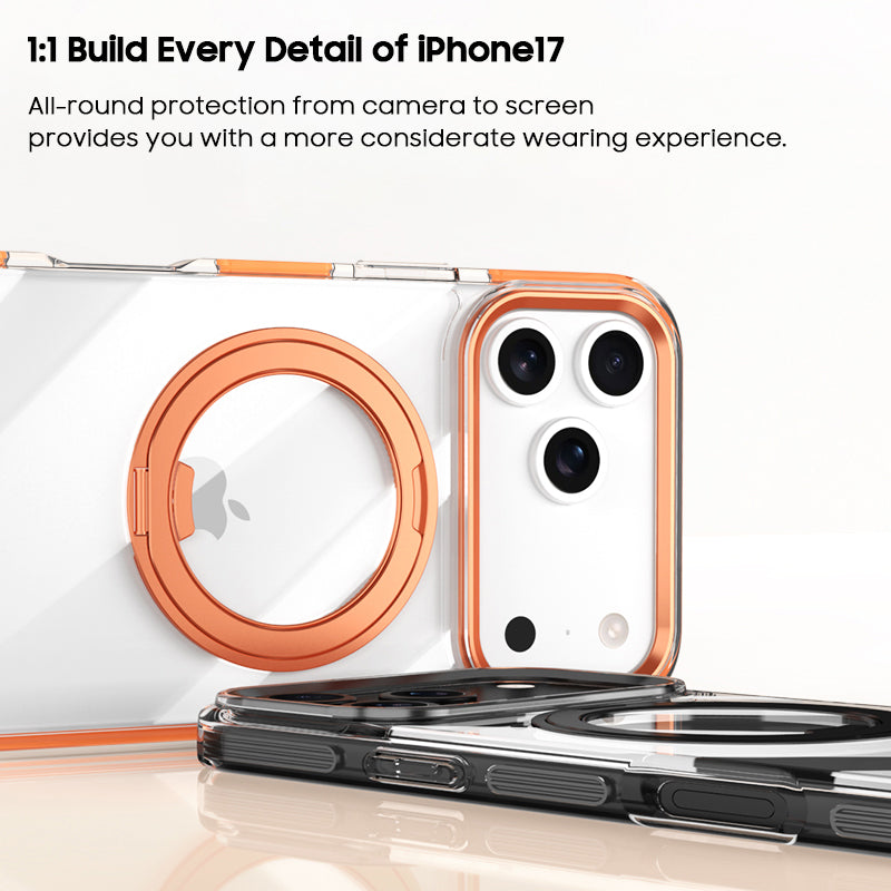 360° Rotating Kickstand Clear Case with MagSafe