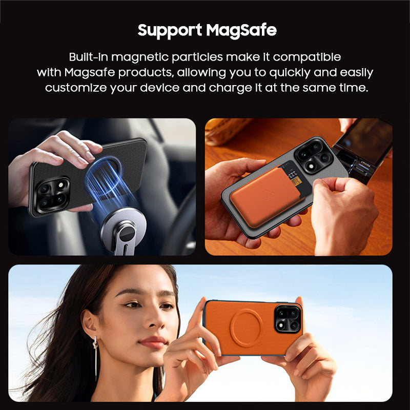 Kevlar Texture Protective Case with MagSafe