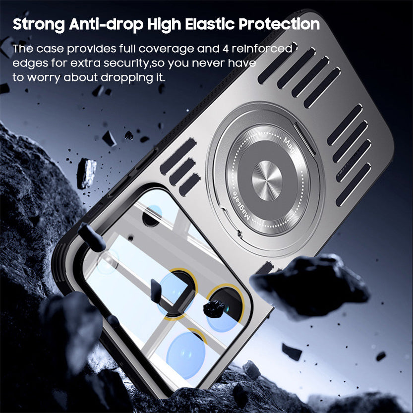 Heat Dissipation Foldable Bracket Case with MagSafe