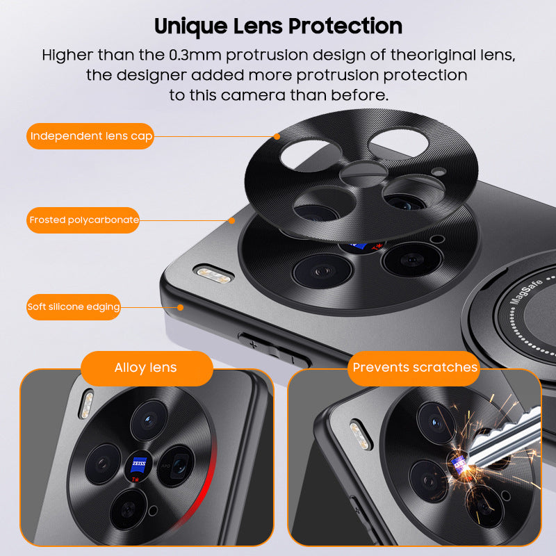 Rotating Magnet Stand Frosted Case