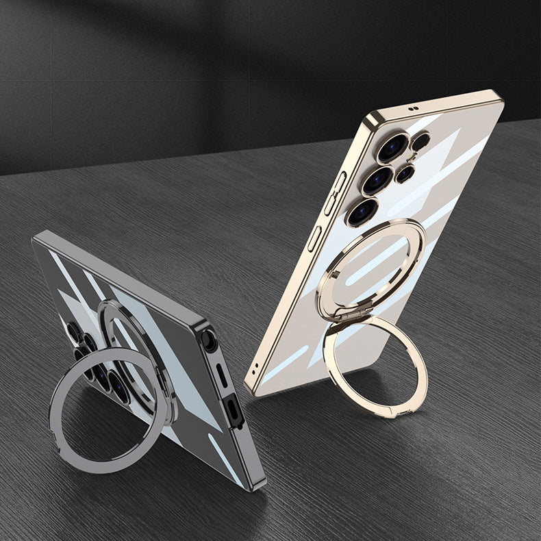 360° Rotating Metal Stand Case with MagSafe