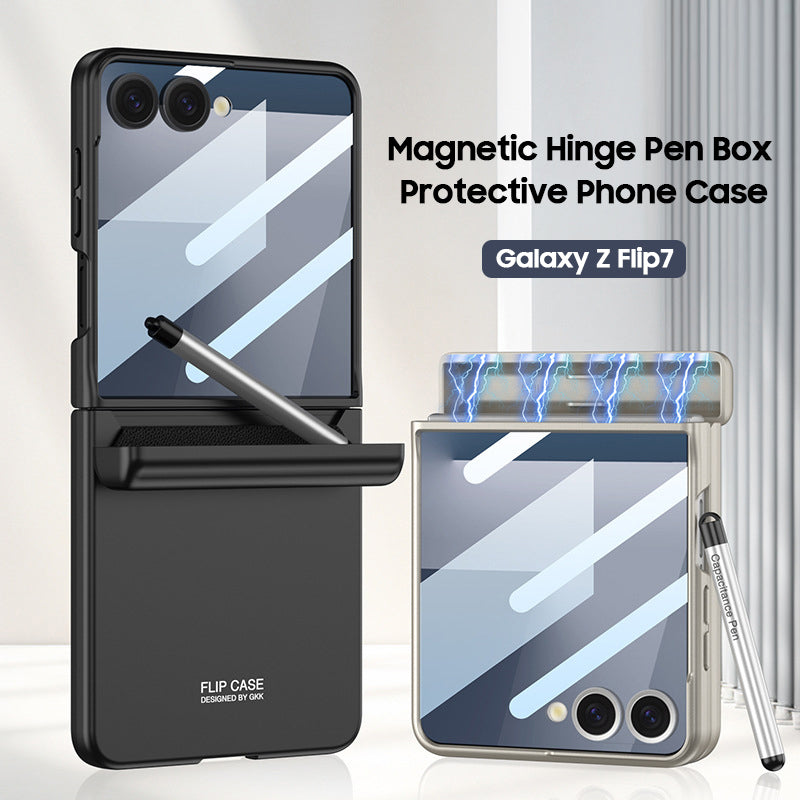 Magnetic Hinge Pen Box Protective Case