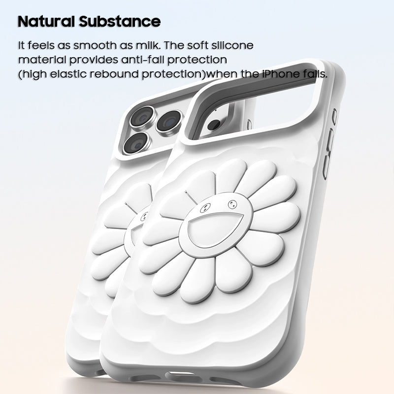 Sunflower Liquid Silicone Case with MagSafe