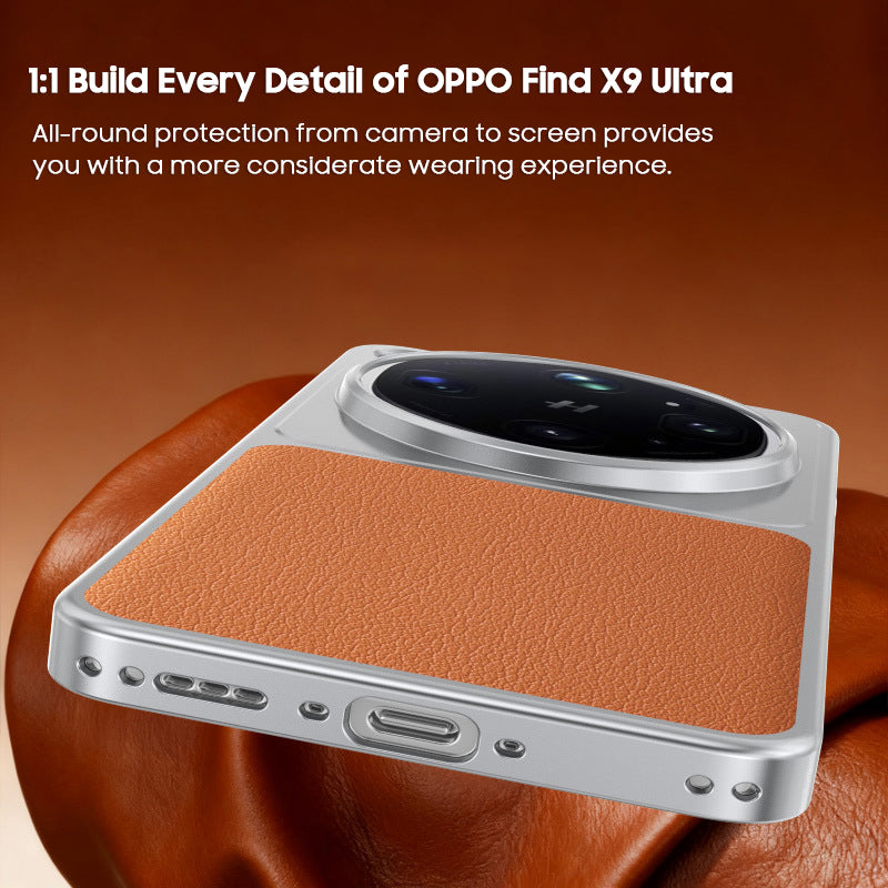 Luxury Matte Anti-Slip Leather Case