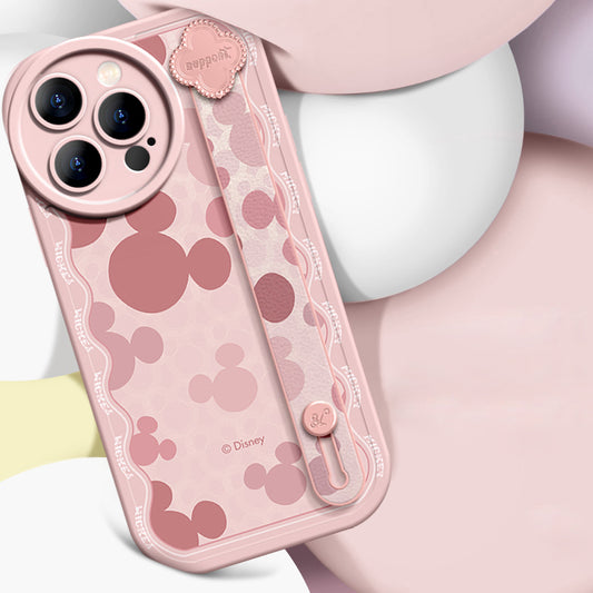 iPhone Series | “Disney Mickey”  Liquid Silicone Wristband Phone Case