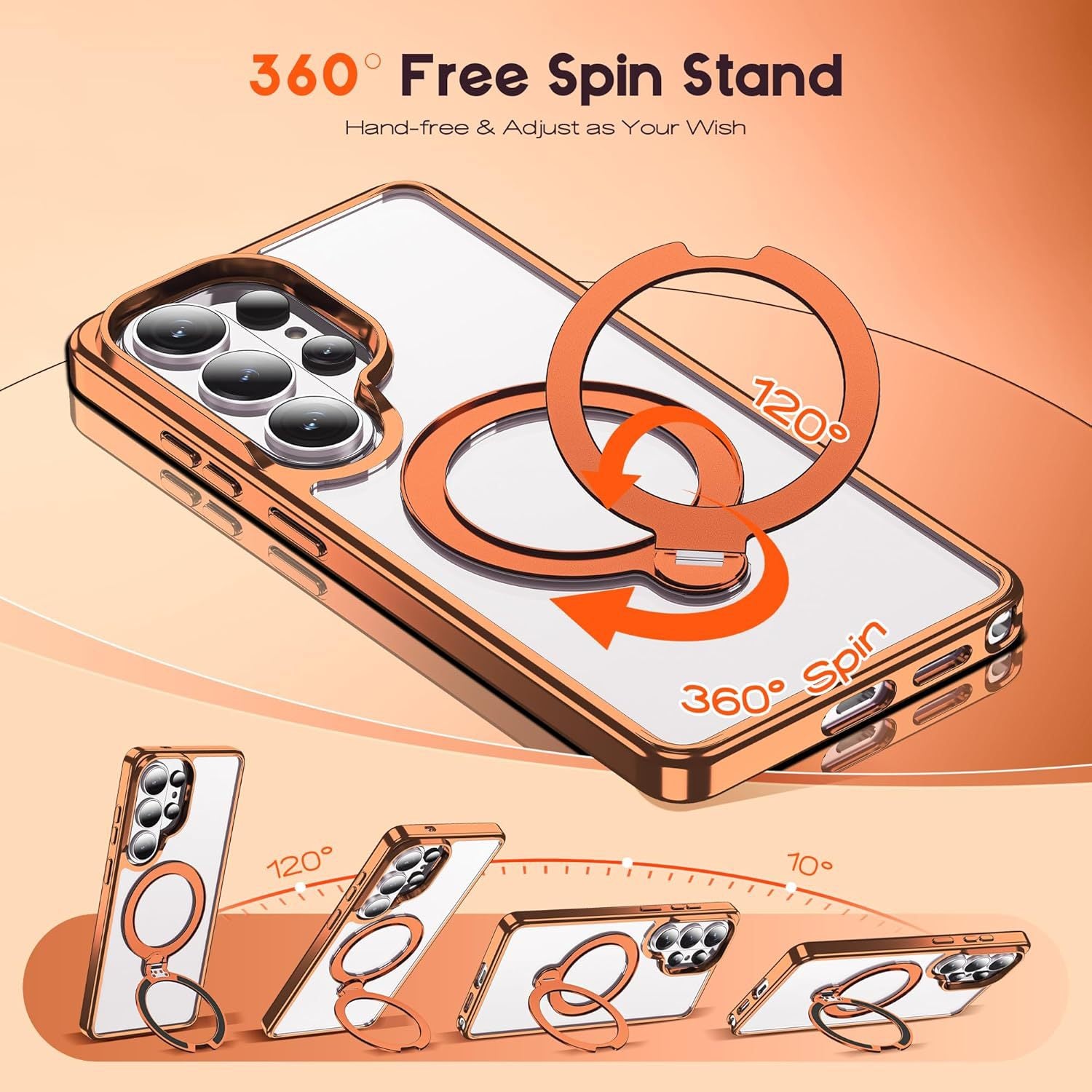 Electroplated Clear Case with MagSafe