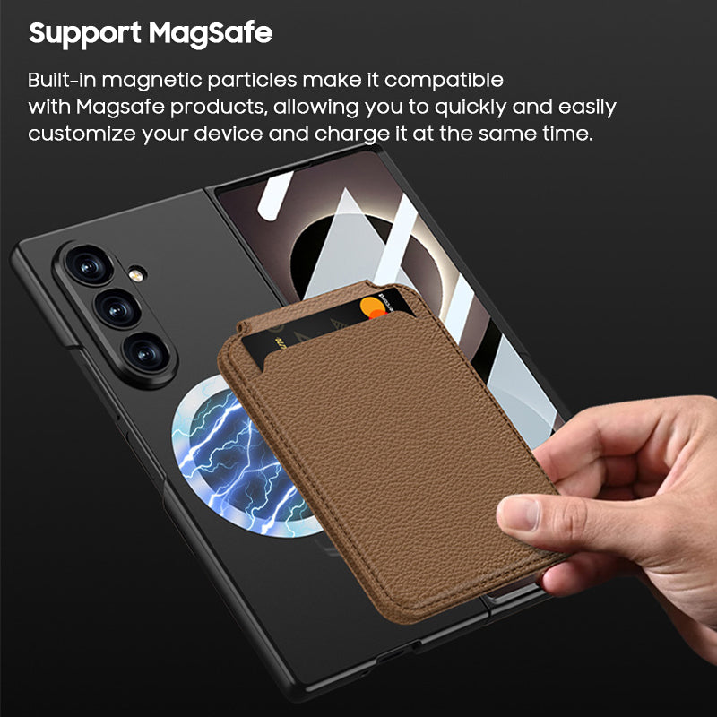 Card Holder Leather Case with MagSafe