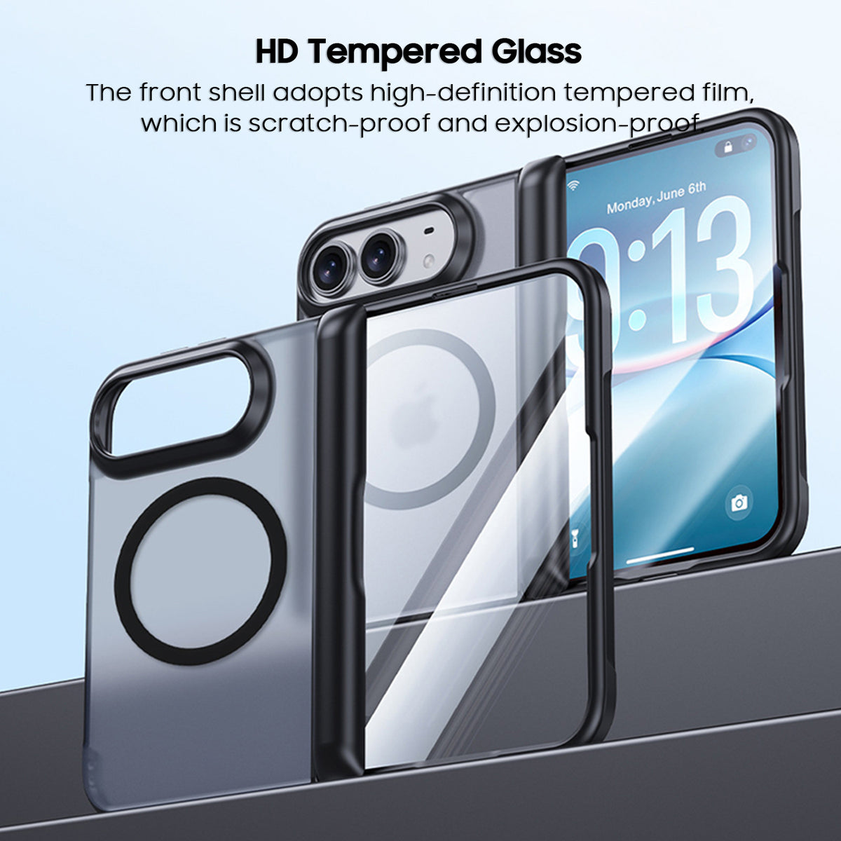 Translucent Skin-Feel Frosted Case with MagSafe