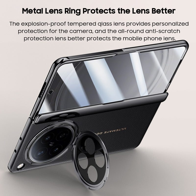 Mirror Cover Holder Leather Case