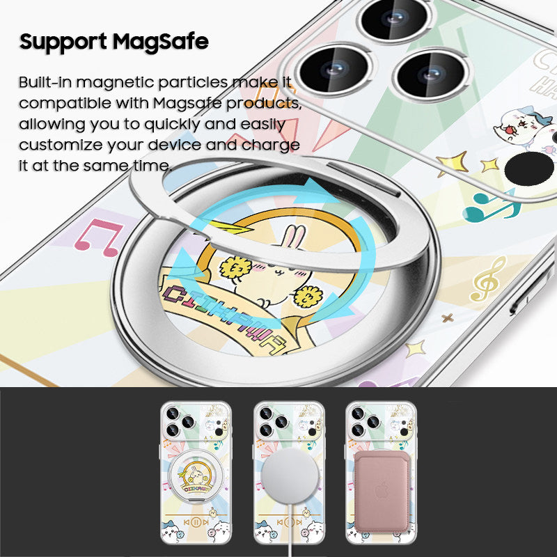 Chiikawa Tempered Glass Case with MagSafe