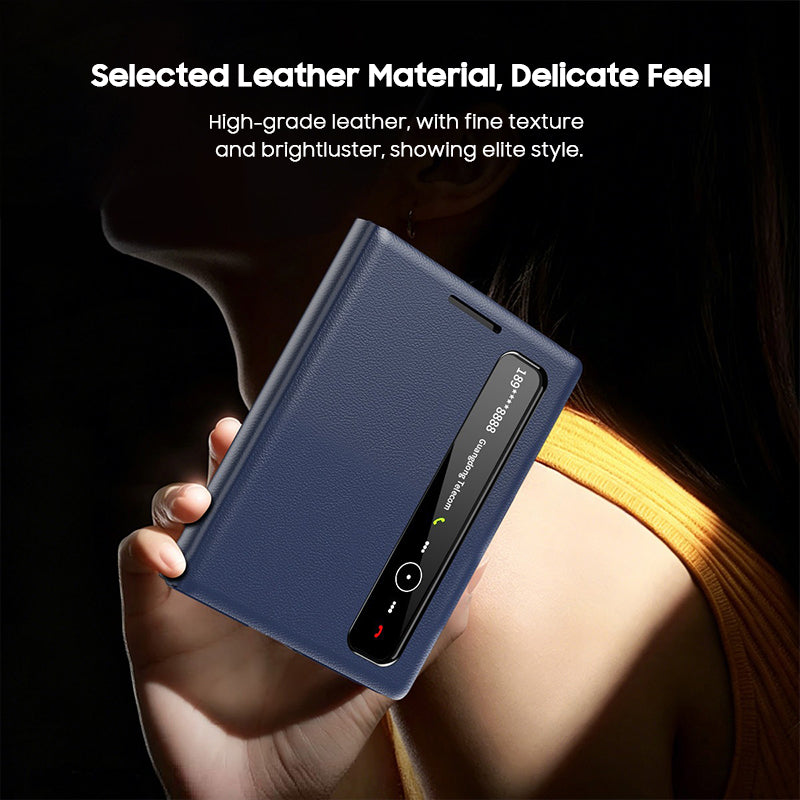 Folding Flip Leather Case