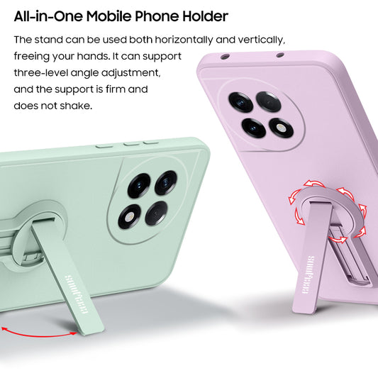 OnePlus Series | Liquid Silicone Stand Phone Case