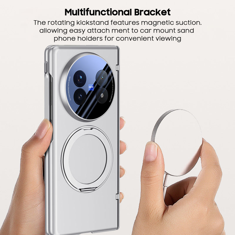 Rotating Magnet Ring Frosted Case with MagSafe