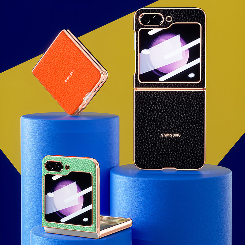 Luxury Electroplated Leather Case