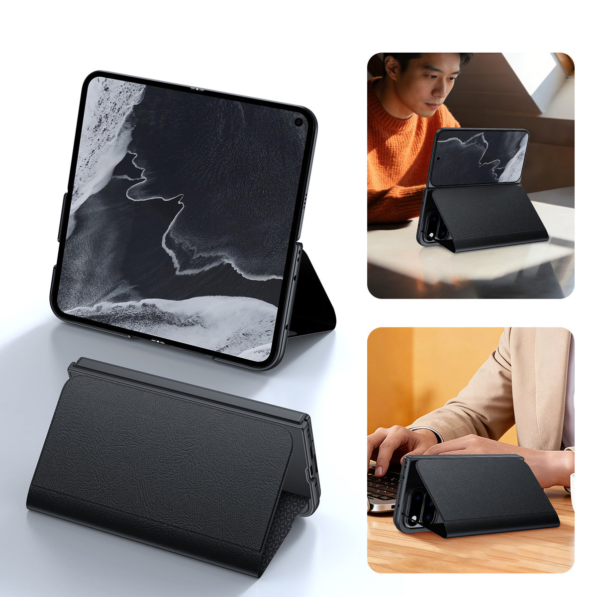 Retro Flip Leather Case