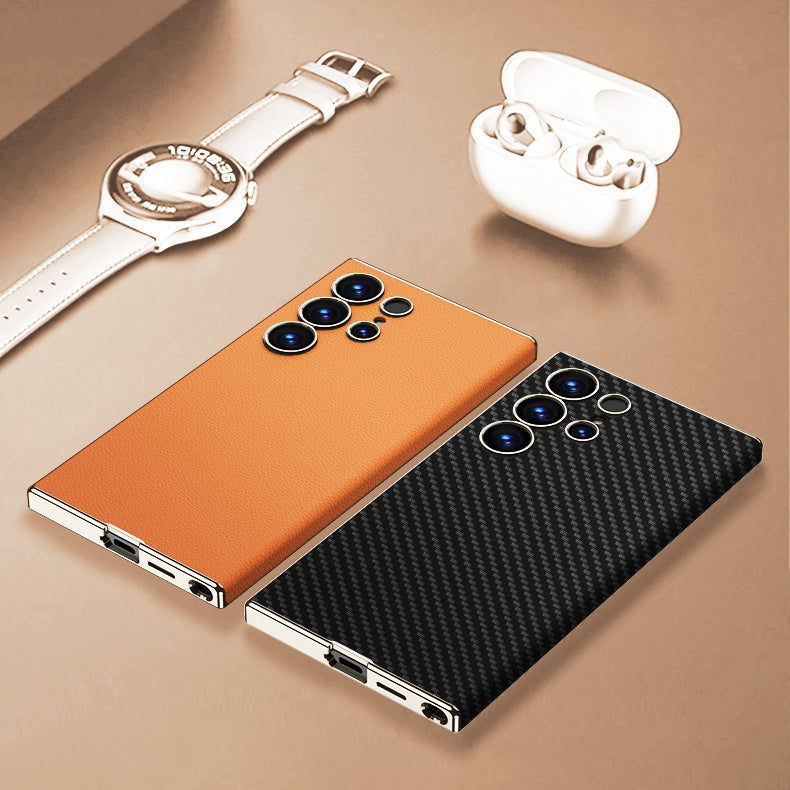 Luxury Electroplated Leather Case