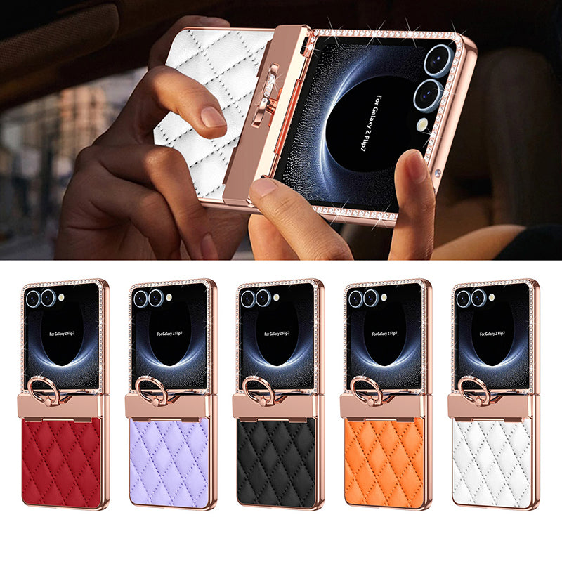 Glitter Diamond Leather Case