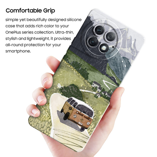 OnePlus Series | Oil Painting Series Liquid Silicone Mobile Phone Case