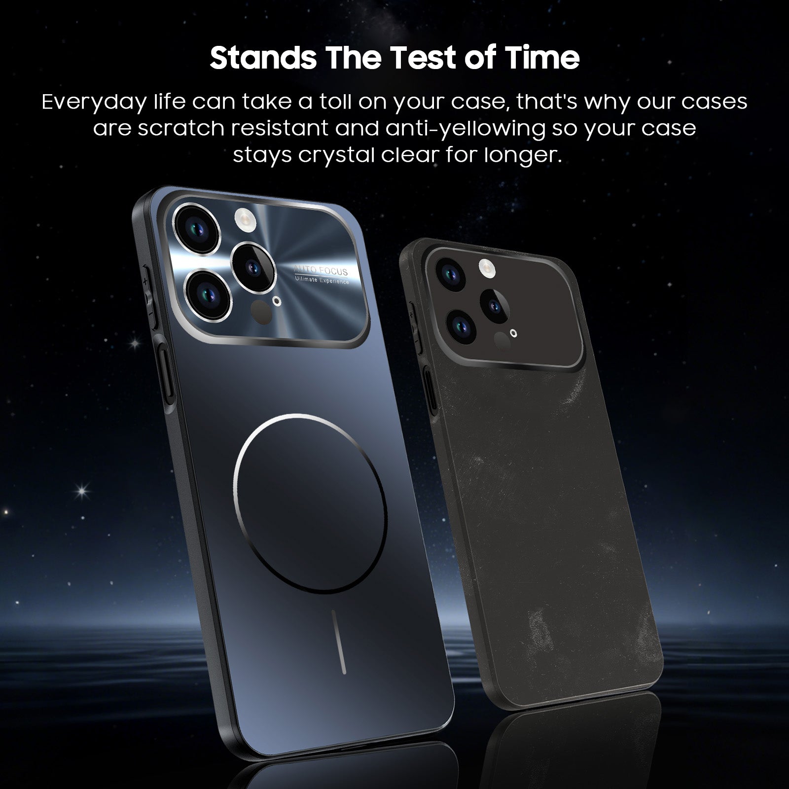 Electroplated Frosted Acrylic Case With MagSafe