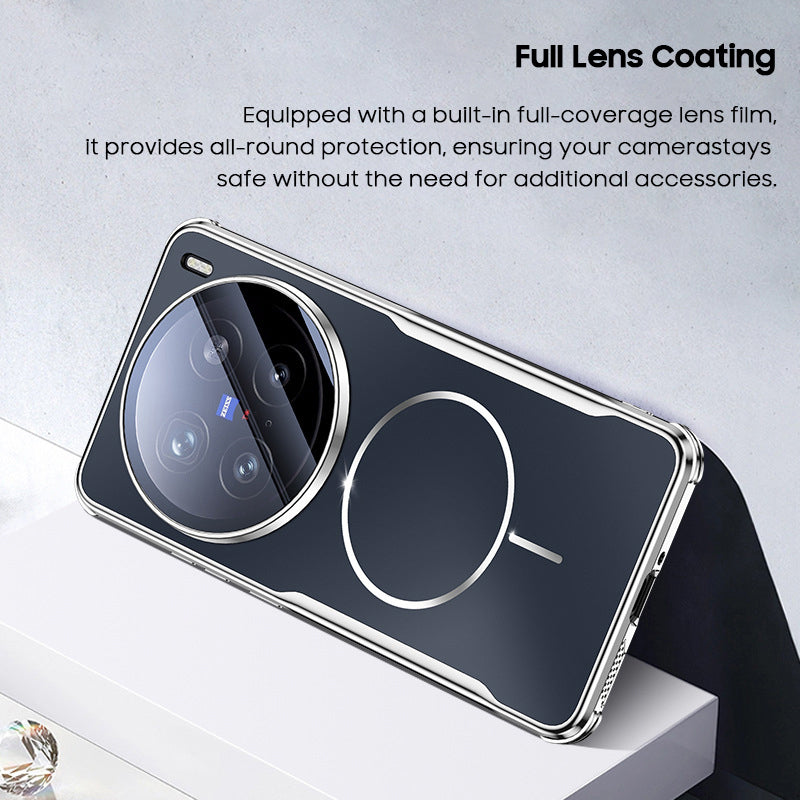 Full Lens Protection Electroplating Case with MagSafe