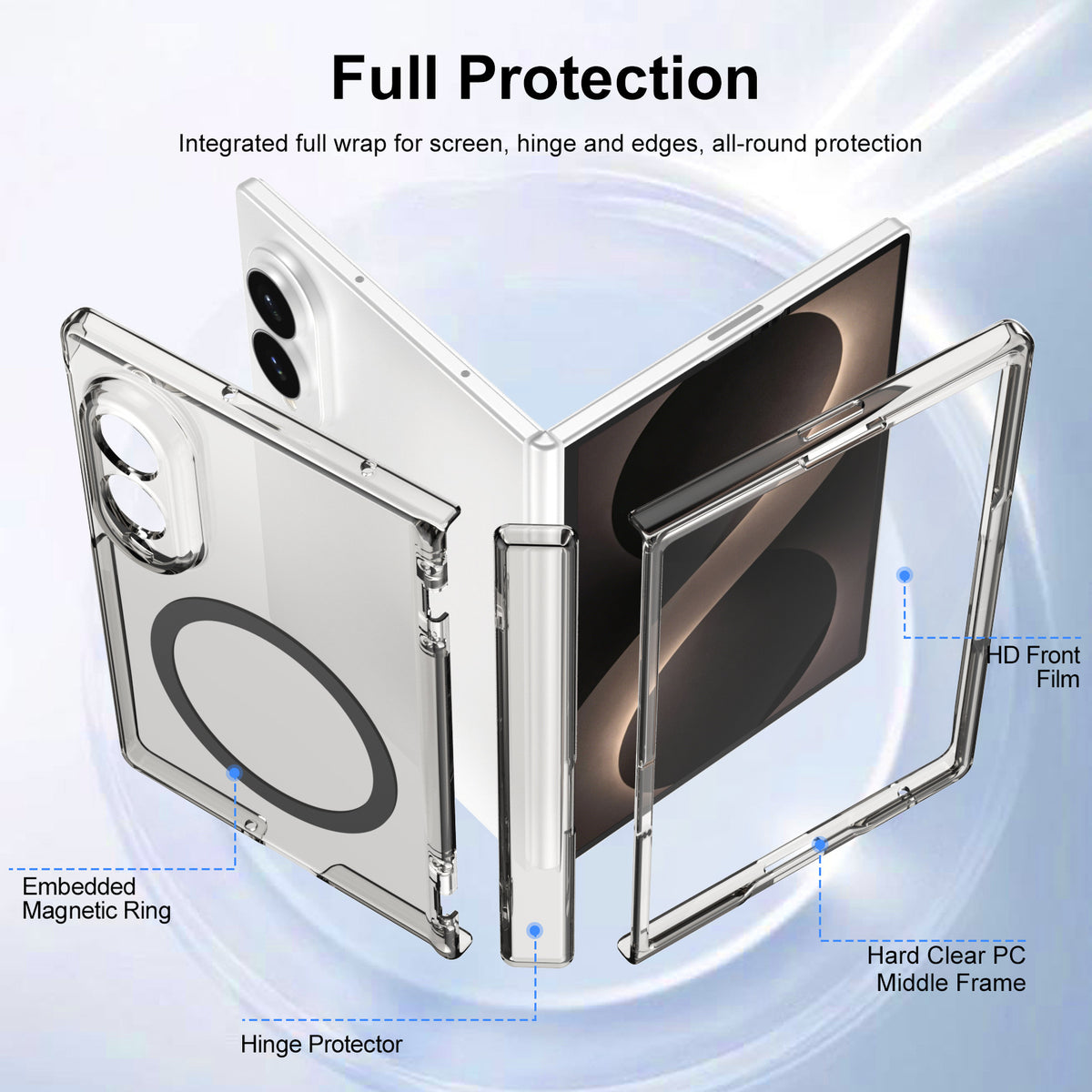 Translucent Skin-Feel Frosted Case with MagSafe