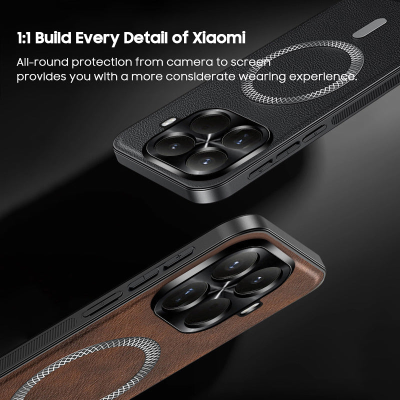 High-Quality Business Leather Case with MagSafe