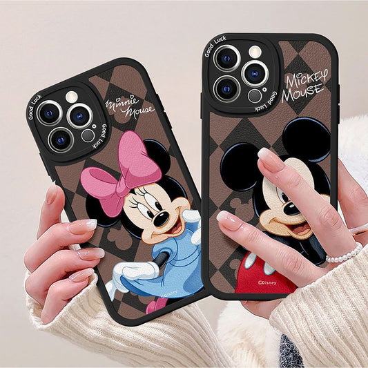 iPhone Series | Disney Mickey Minnie Wristband Holder Phone Case