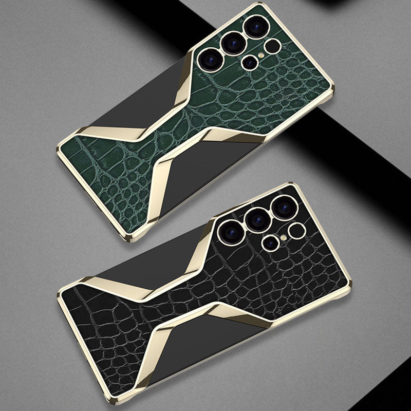 Crocodile Leather Case