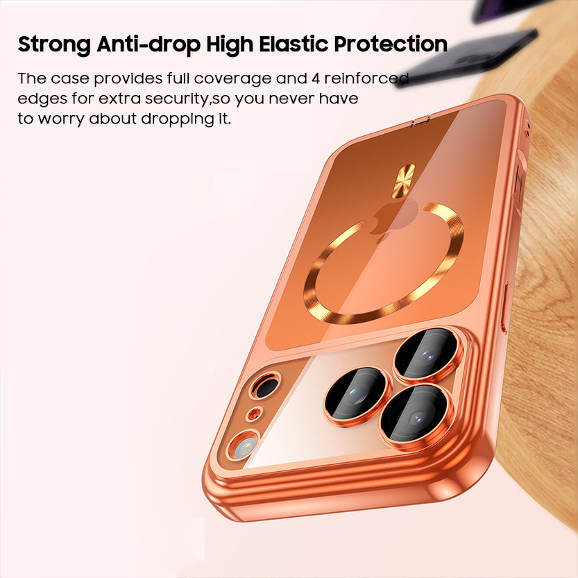 Transparent Electroplating Case with MagSafe