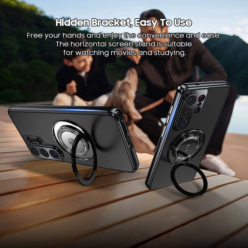 Rotating Magnetic Ring Frosted Case