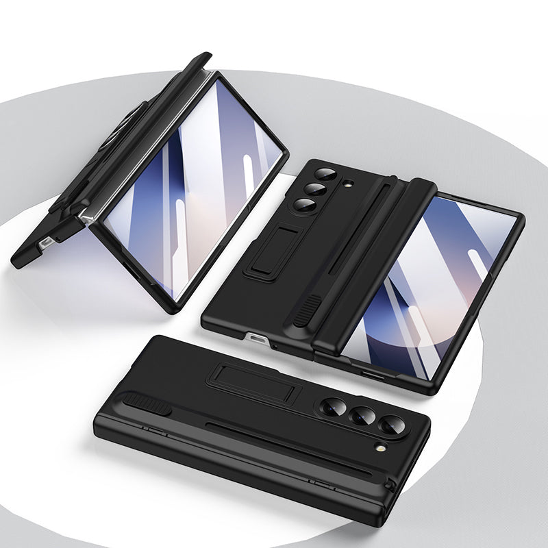 Adjustable Integrated Pen Slot Frosted Case