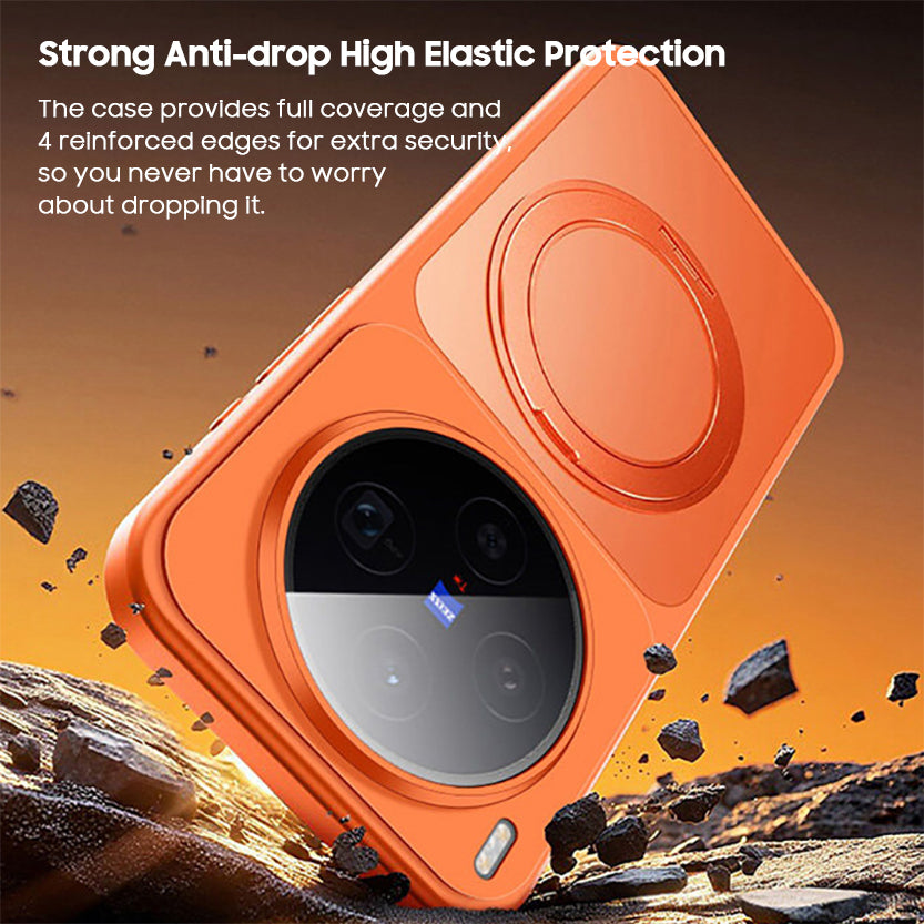 Rotating Magnet Kickstand Frosted Case