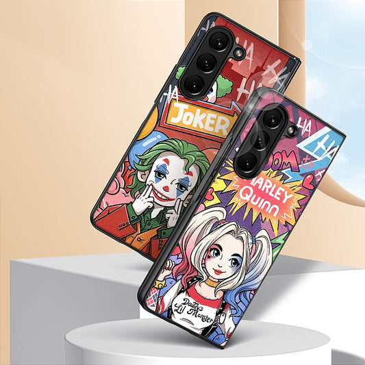 Samsung Galaxy Z Fold Series | Joker Couple Leather Phone Case