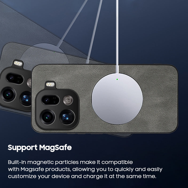 Matte Leather Case with MagSafe