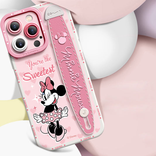 iPhone Series | “Disney Family”  Liquid Silicone Wristband Phone Case