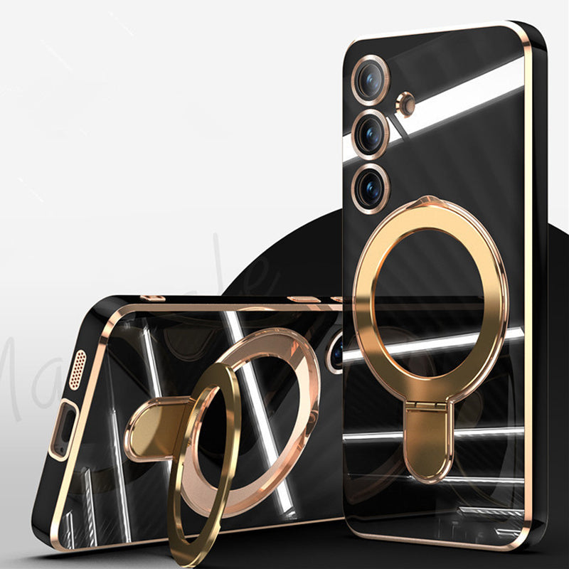 Electroplating Ring Bracket Case with MagSafe