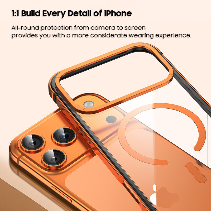 Alloy Frame Transparent Case with MagSafe