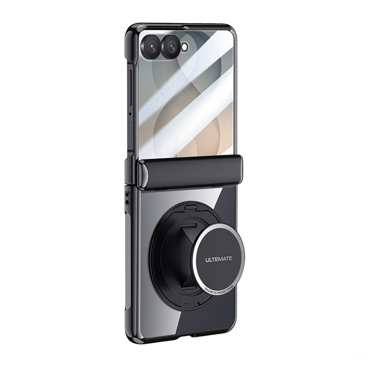 Electroplated Magnetic Ring Kickstand Protective Case