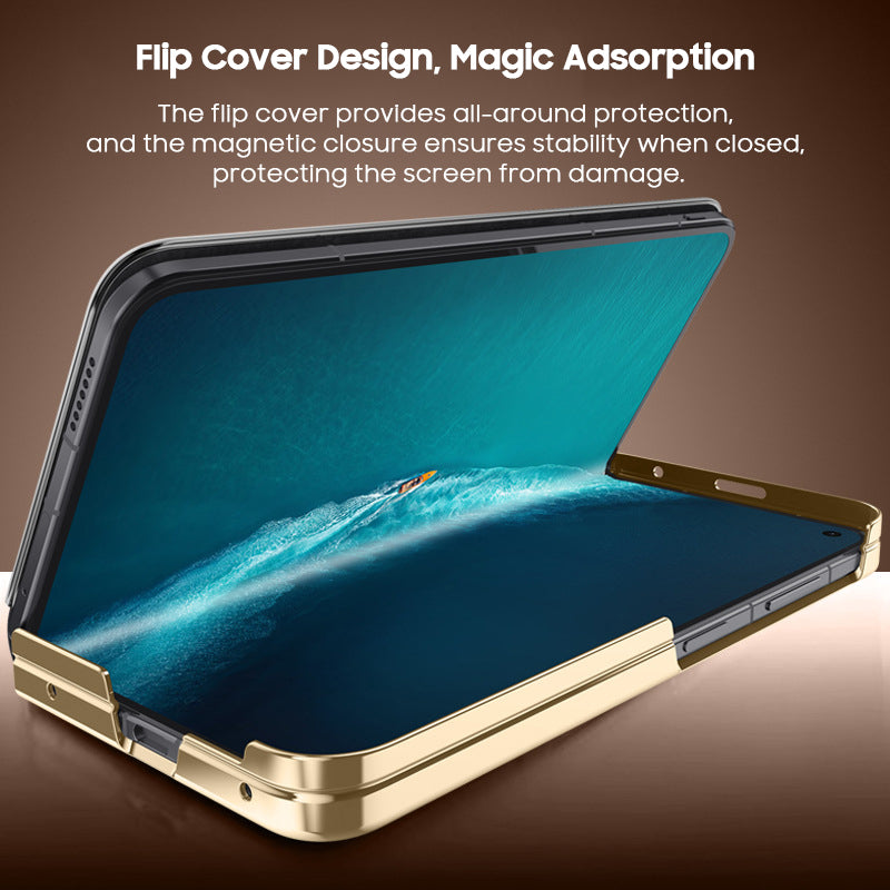 Folding Flip Leather Case with Kickstand