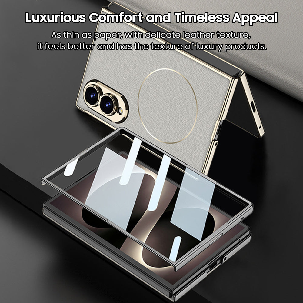 Folding Leather Case
