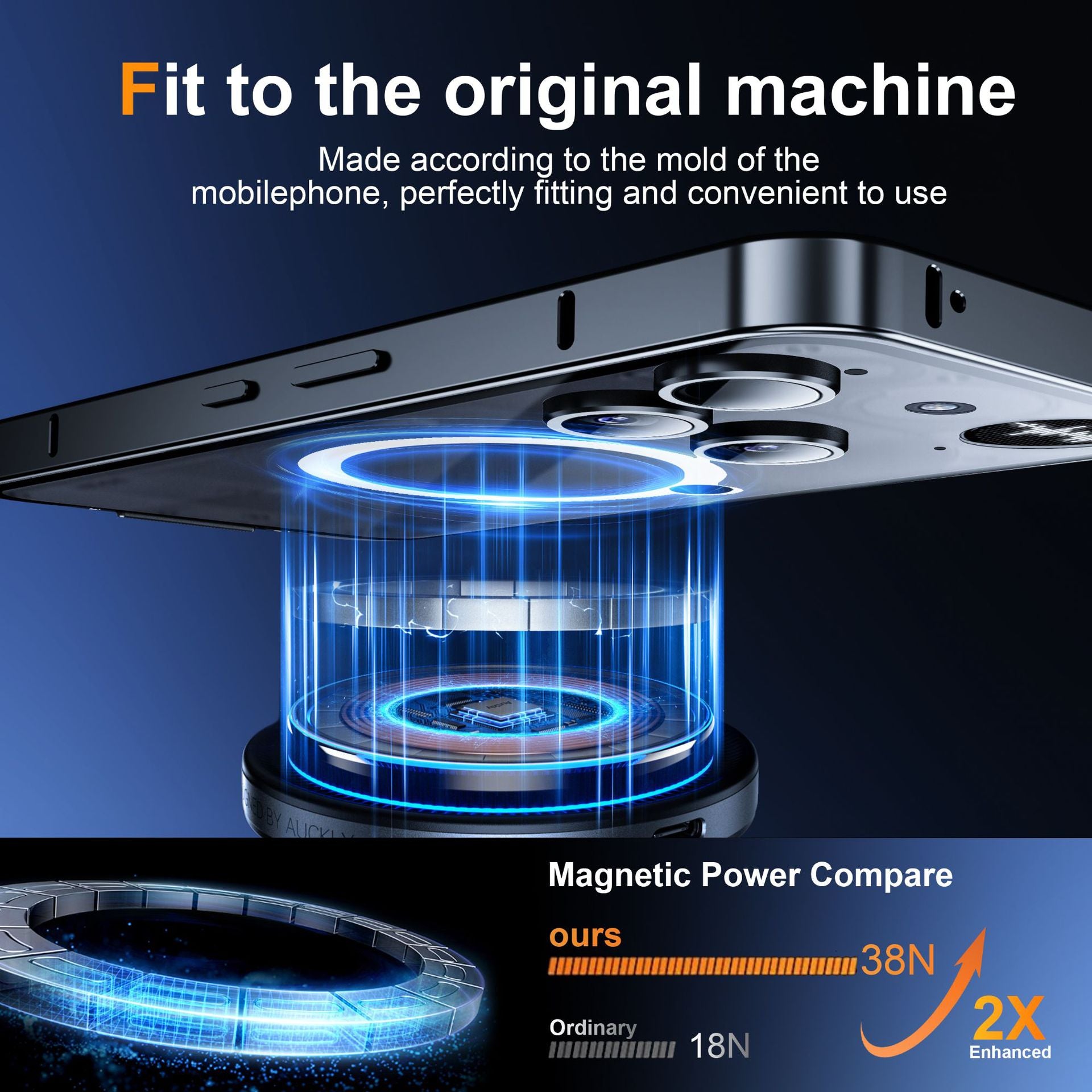 Ultra-thin Metal Glass Case with MagSafe