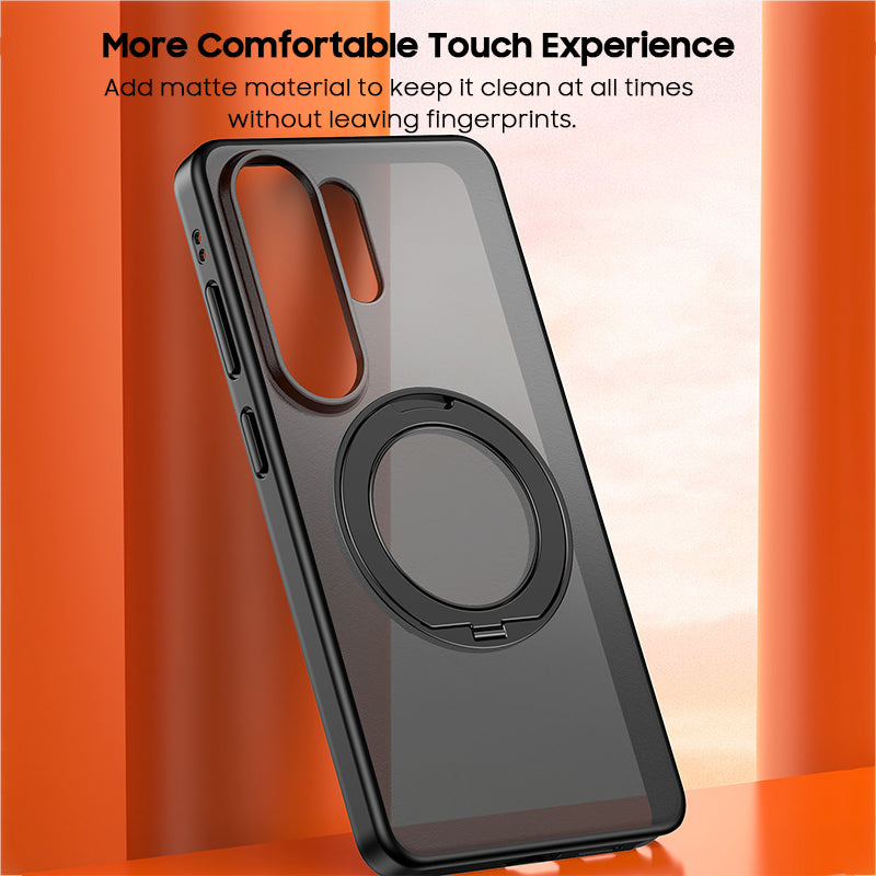 Translucent Frosted Swivel Stand Case