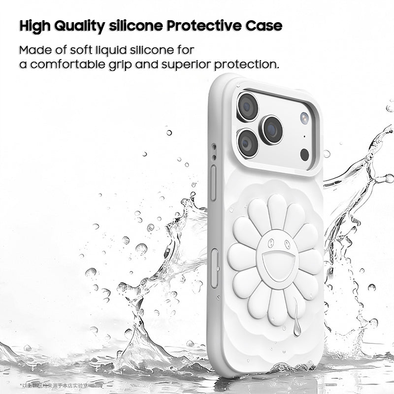 Sunflower Liquid Silicone Case with MagSafe