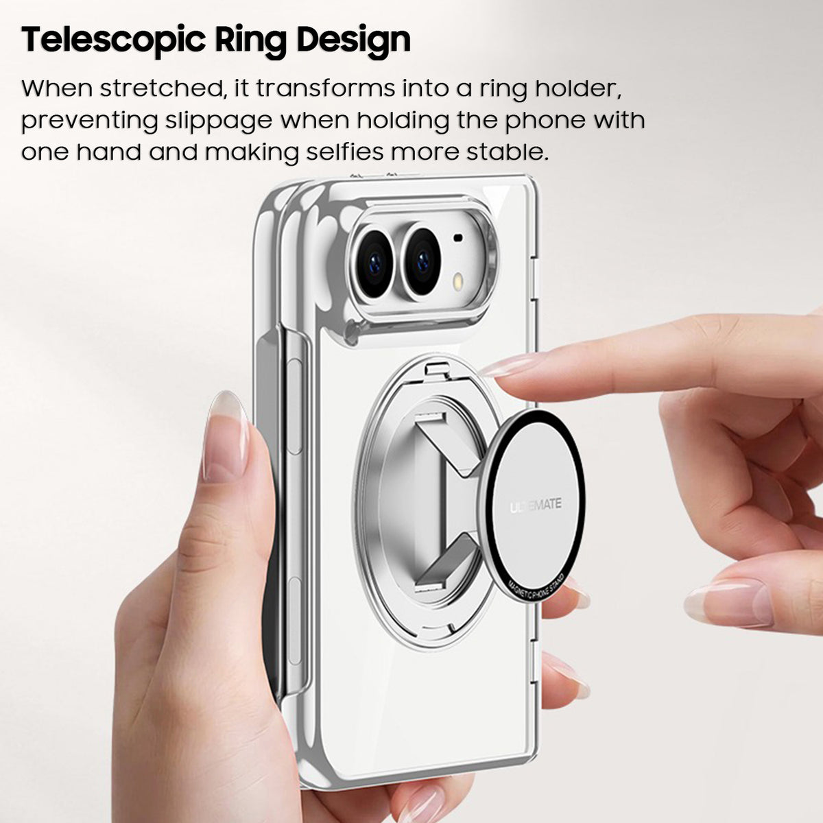 Electroplated Transparent Bracket Shell