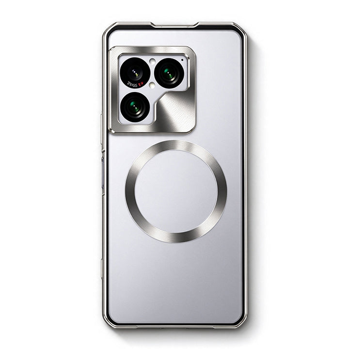 Single-Sided Buckle Metal Frame Case with MagSafe